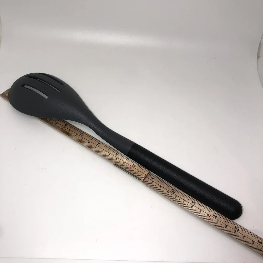 Sur La Table Slotted Spoon Gray Black Utensil Nonstick Nylon Durable 13